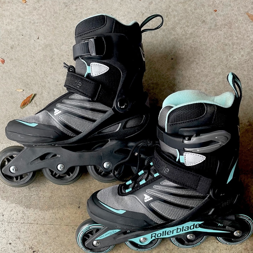 Rollerblades zetrablade inline skates women size 7